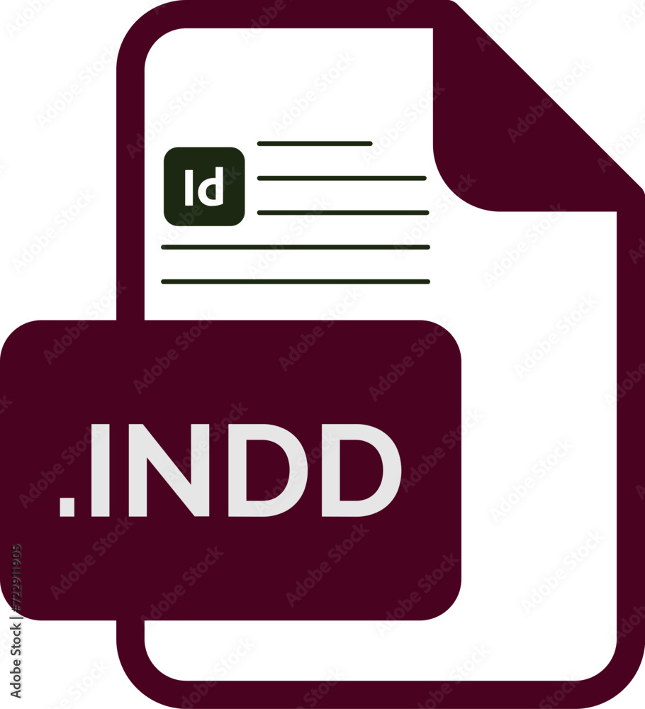 INDD File extension Icon Midnight Fill rounded corners INDD File extension Icon Midnight Fill rounded corners