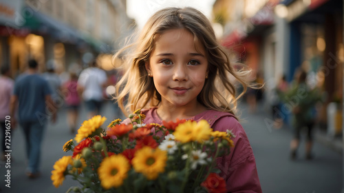 flower, beauty, sunflower, nature, summer, field, yellow, child, smile, people, face, flowers, person, happiness, smiling, woman, garden, spring, gardening, bouquet, outdoors, park, blossom, internati photo