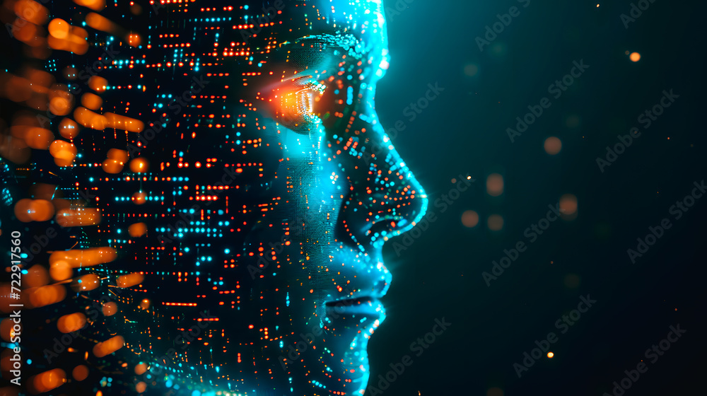 Visage de l'intelligence artificielle reconstitué par un programme Visage de l'intelligence artificielle reconstitué par un programme