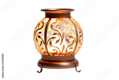 Decorative Candle Warmer Lamp Isolated On Transparent Background