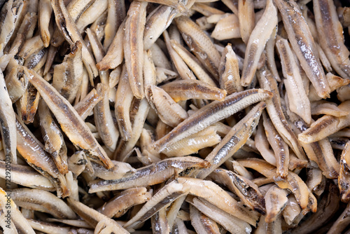 Dried anchovies for making delicious soup