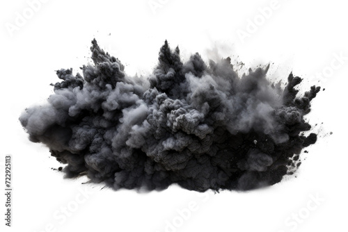 Black Dust Buster Isolated On Transparent Background photo