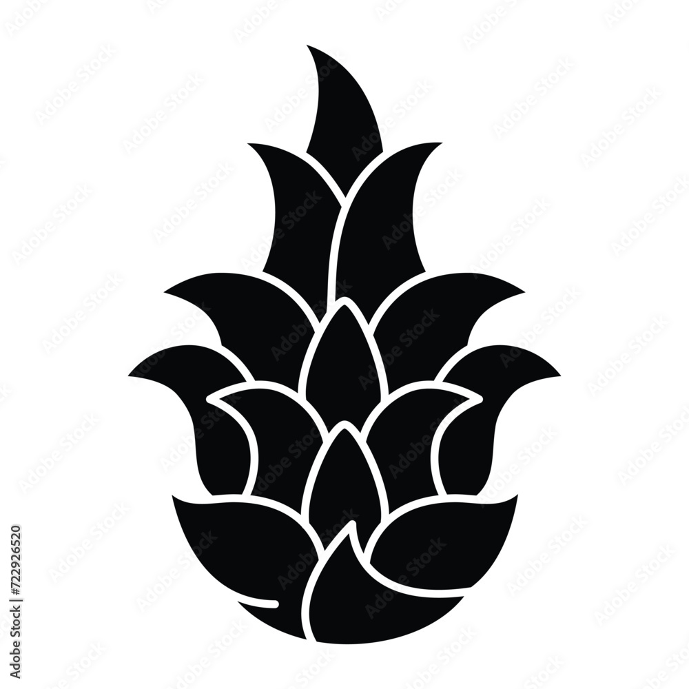 Dragon fruit vector on trendy design Dragon fruit vector on trendy design