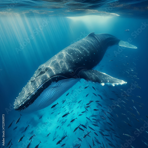 sei whale (Balaenoptera borealis) photo