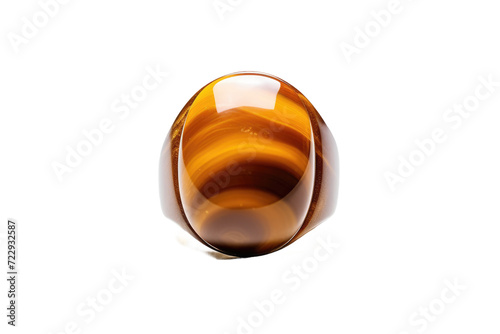 Tiger Eye Gemstone Beauty Isolated On Transparent Background