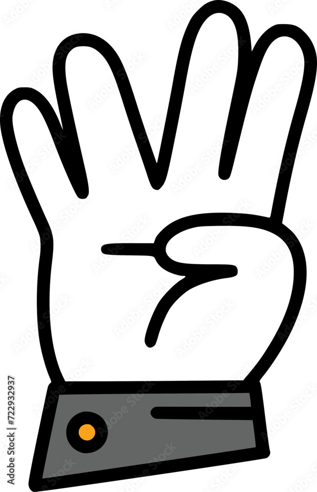 Obraz premium Hand Gesture Icon