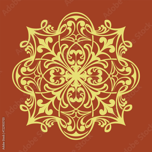 Mandala Ornament Logo with a Fantasy Feel