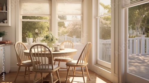 room interior with table