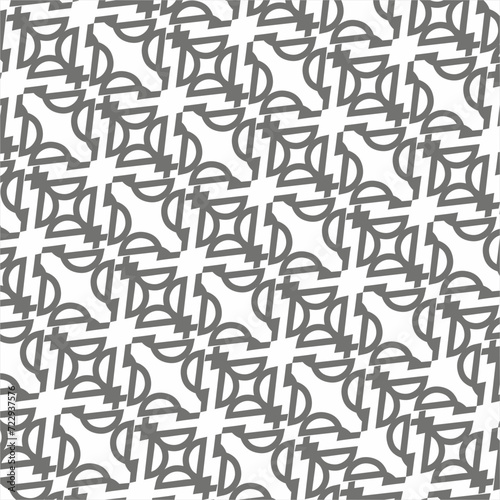 Seamless geometric abstract floral design pattern. Used for design surfaces  fabrics  textiles.