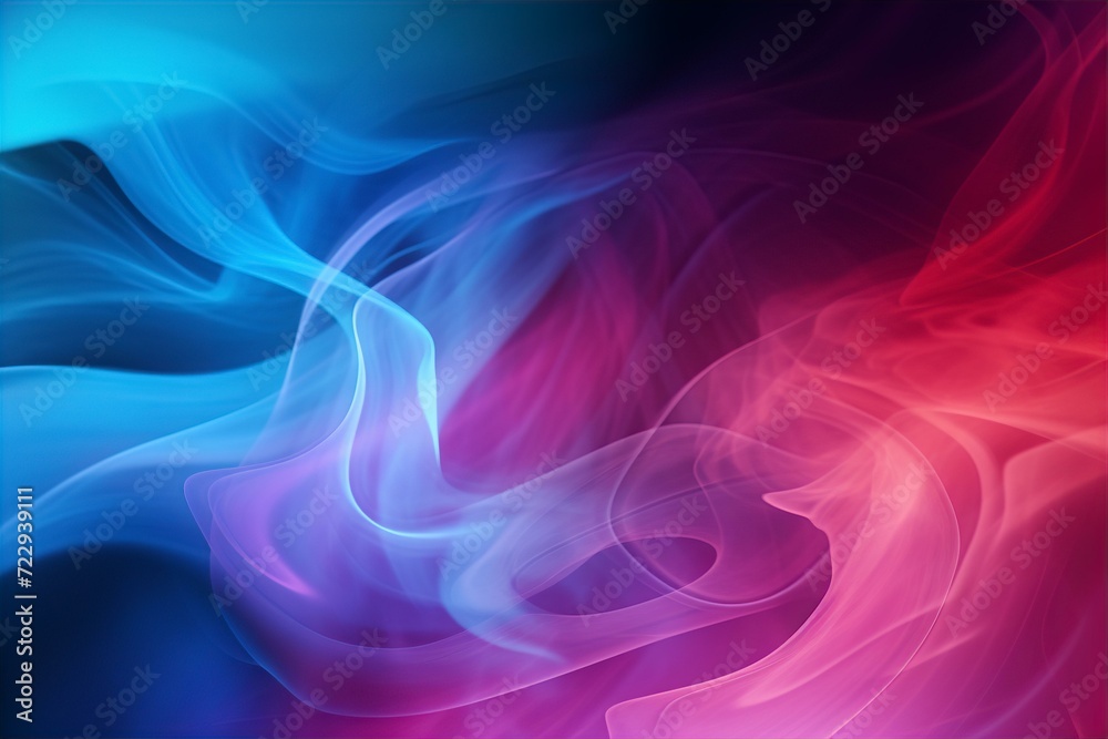 Obraz premium abstract background from smoke on black background