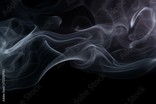 abstract background from smoke on black background