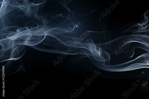 abstract background from smoke on black background
