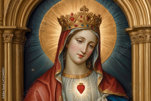 Sacred Columns: Celestial Halo of the Immaculate Heart of the Blessed Virgin Mary