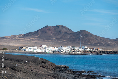 Punta de Jandia and lighthouse on southern end of Fuerteventura island  accessible only by gravel road