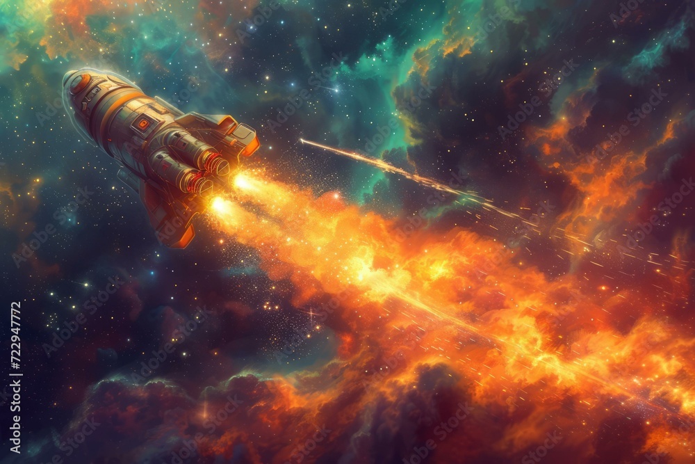 Spaceship in Space Spaceship in Space