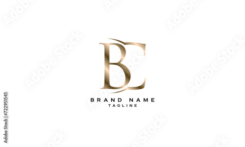 BC  CB  Abstract initial monogram letter alphabet logo design