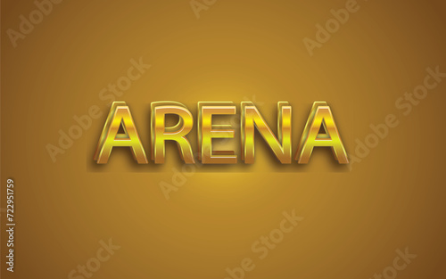 arena text effect editable