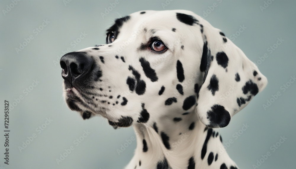 A Dalmatian portrait A Dalmatian portrait