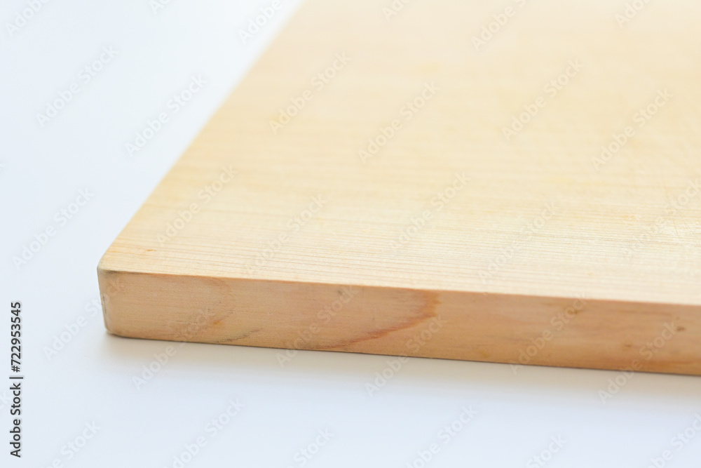 wooden cutting board isolated on white background, plank wood in the kitchen wooden cutting board isolated on white background, plank wood in the kitchen