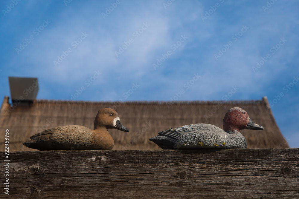 Scatola In Legno Dipinta A Mano - Anatra In Legno - Italia - Foto 6