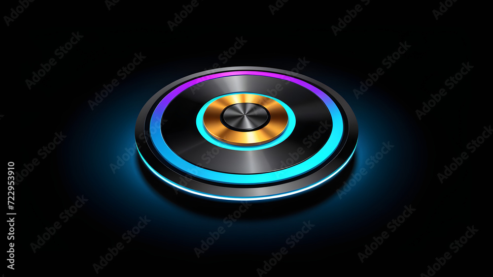 color system loading icon. spinner icon isolated on a black background. With black copy space color system loading icon. spinner icon isolated on a black background. With black copy space