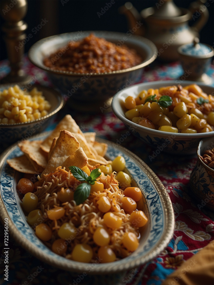 photo illustrations of various Moroccan foods 9 photo illustrations of various Moroccan foods 9