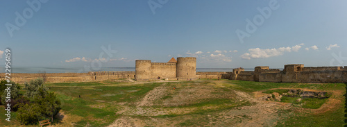 Panorama of Bilhorod-Dnistrovskyi fortress or Akkerman fortress (also known as Kokot) is a historical and architectural monument of the 13th-14th centuries. Bilhorod-Dnistrovskyi. Ukraine photo
