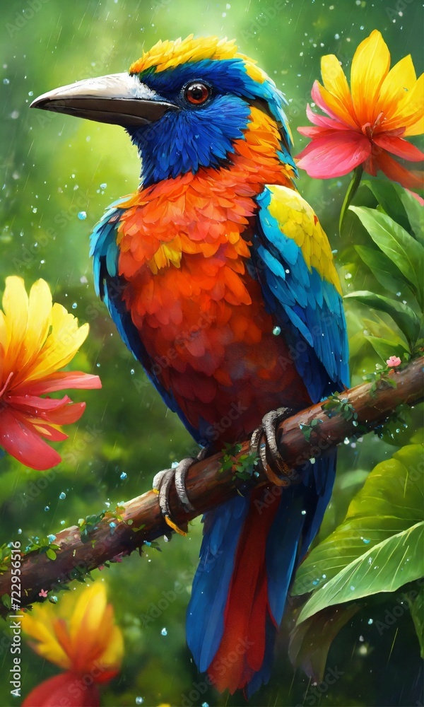 Bird is beautiful and coıorfuı Bird is beautiful and coıorfuı