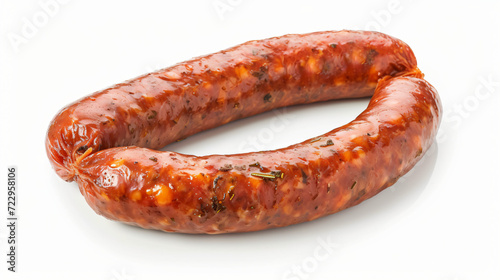 One boiled sausage