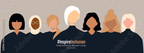 International Women's Day banner. #InspireInclusion