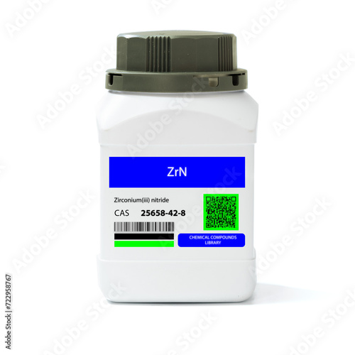 ZrN - Zirconium Nitride. photo