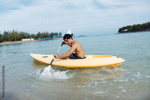 Active Leisure: Fun Kayaking Adventure under the Tropical Sun