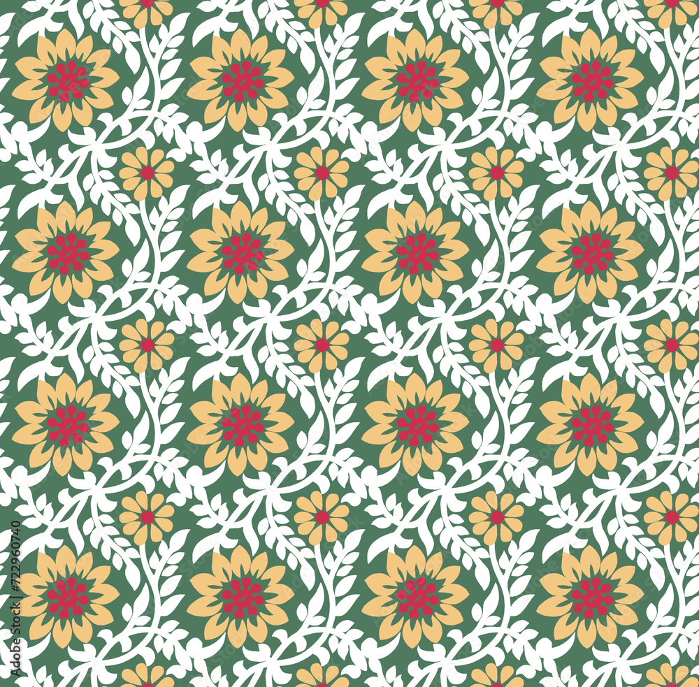 Cross Stitch seamless pattern. Pixel pattern. Design for clothing, fabric, background, wallpaper, wrapping,