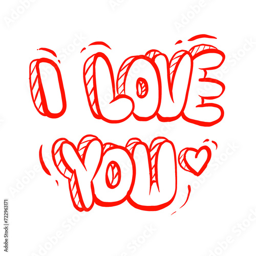Foto happy valentines day - i love you cartoon png ilustration