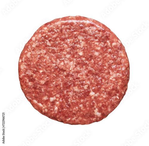 raw red meat burger for hamburgers