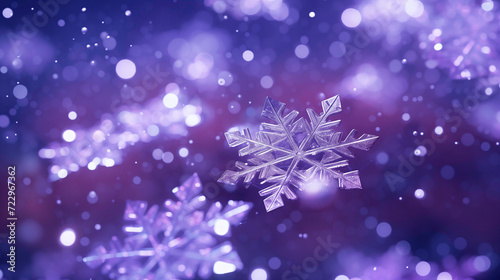 a snowflake on a purple background