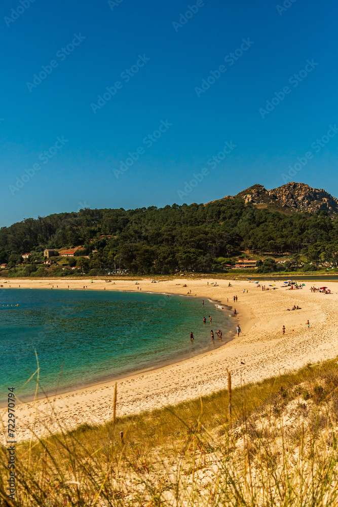 Fototapeta premium Paisaje en las Islas Cies.