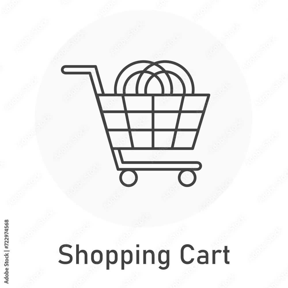 Shopping Cart Vector Illustration Icon Design Shopping Cart Vector Illustration Icon Design