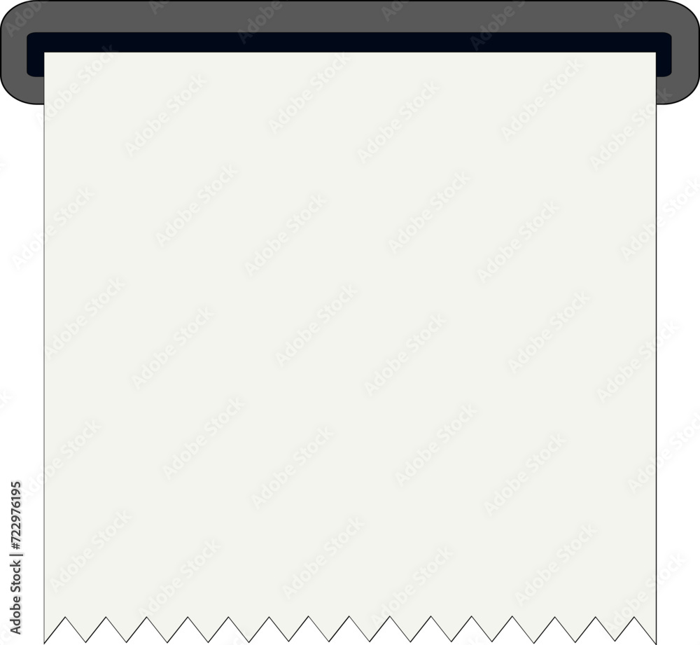 Obraz premium Receipt, receipt text box