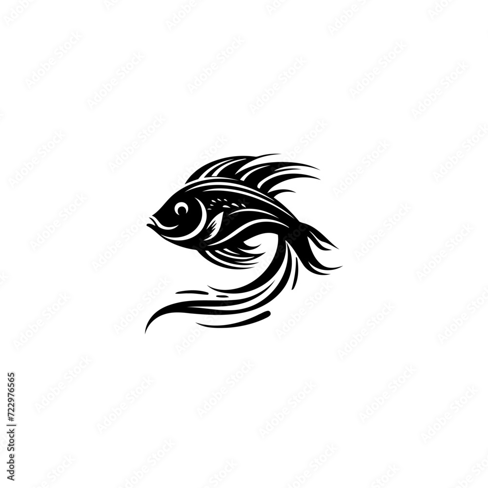 Fish logo design vector template Fish logo design vector template
