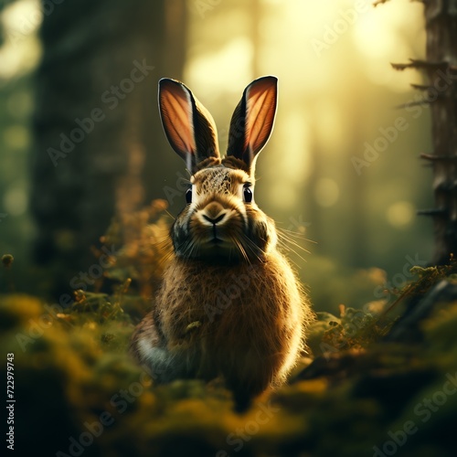 rabbit in the grass, World Wildlife Day © Marco