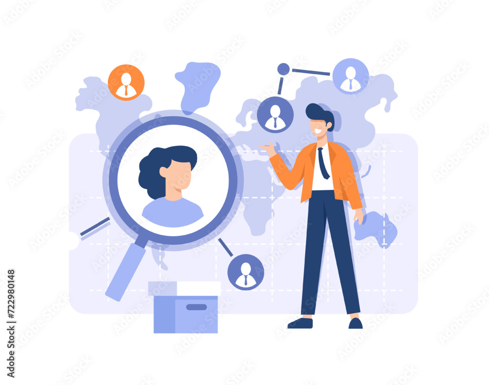 hiring and recruitment concept,HR management,Human resource managers looking for employees for companies hiring and recruitment concept,HR management,Human resource managers looking for employees for companies