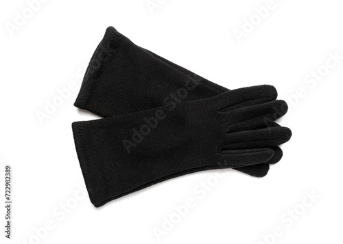 Winter Gloves Isolated, Touchscreen Wool Glove, Touch Screen Knitted Mittens, Warm Red Gloves