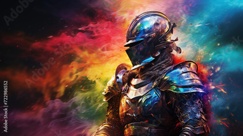 A Knight in rainbow colors © Andreas