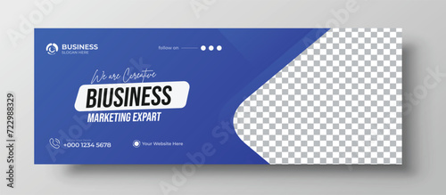 Business Facebook cover and web banner template