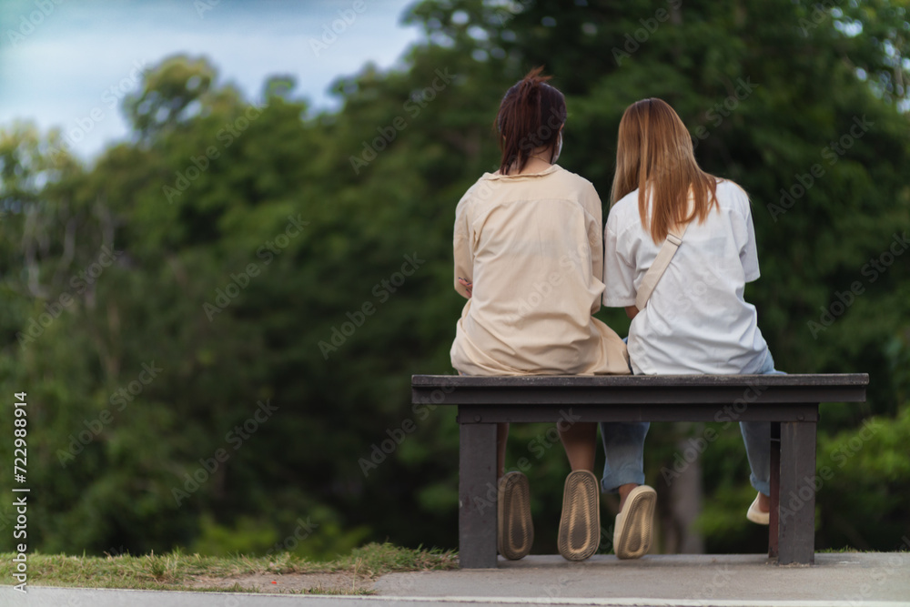 lgbtq couple sitting and talking openly and happily together demonstrate right and freedom lgbtq couples love each other. lgbtq couple having fun together in country where homosexuality not prohibited lgbtq couple sitting and talking openly and happily together demonstrate right and freedom lgbtq couples love each other. lgbtq couple having fun together in country where homosexuality not prohibited