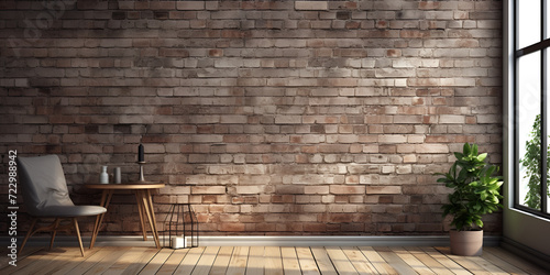 Room With Several Clay Vases In Front Of A Brick Wall Background