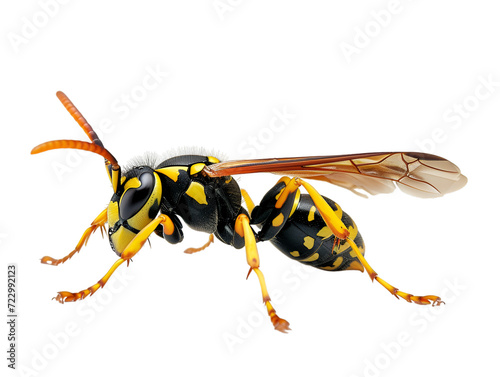 Wasp isolated on transparent background © Thetopzz