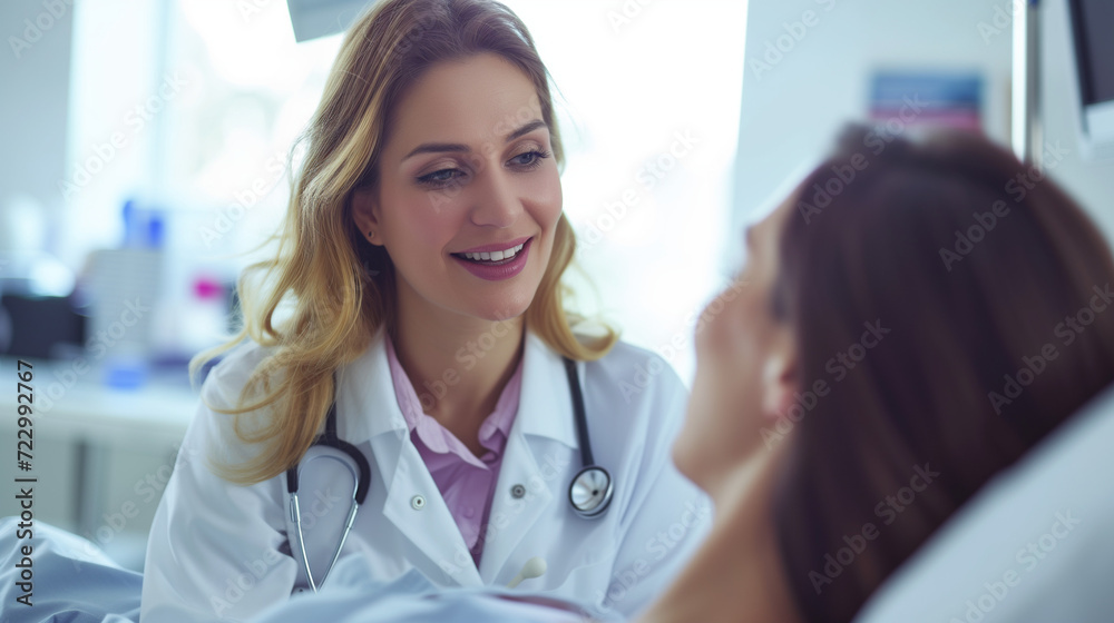 Fototapeta premium doctor and patient in treatment room