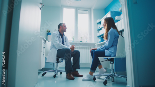doctor and patient in a treatment room
